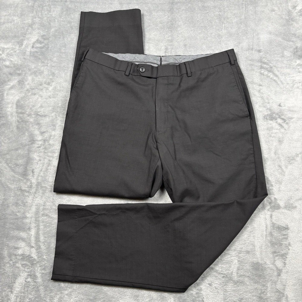 Vitale Barberis Canonico Revenge Wool Dress Pants 35x30 Slim J Hilburn VBC